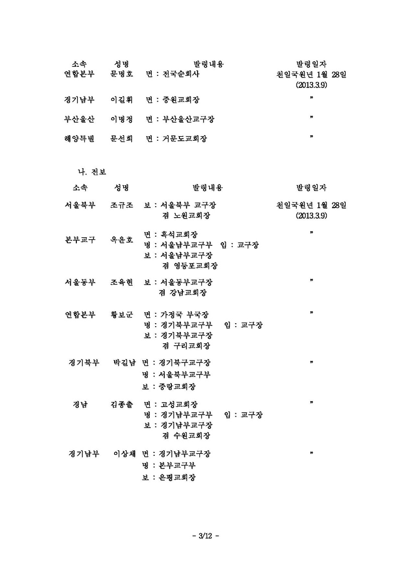 인사발령(세가본제219호).pdf 3쪽