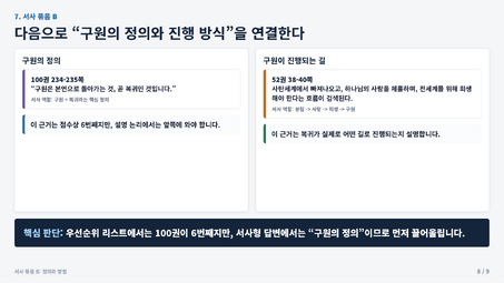 8. 서사 묶음 B: 정의와 방법