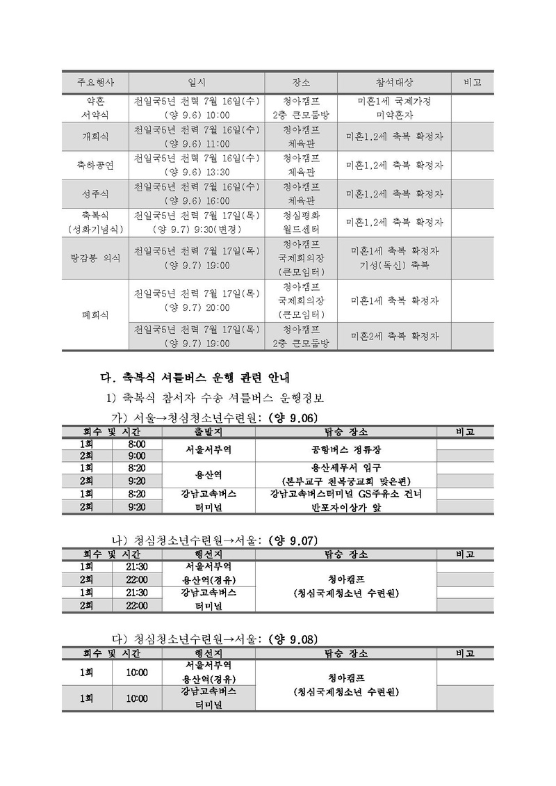 20170831 2017 천지인참부모 효정 천주축복식 추가(변동) 사항 안내.pdf 2쪽