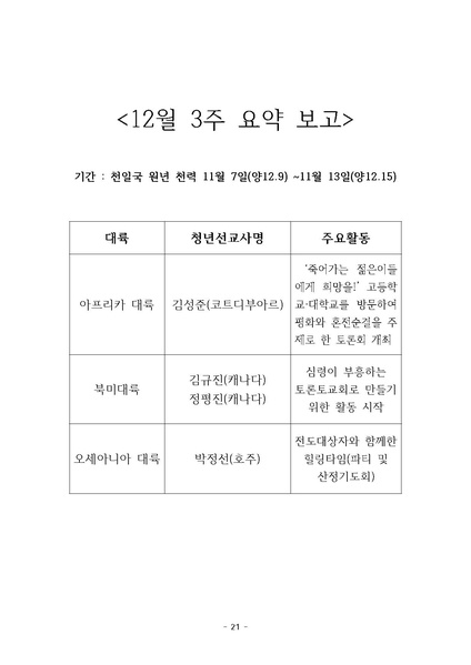 파일:협회공문 4684 천일국 청년 선교사 12월 보고서.pdf
